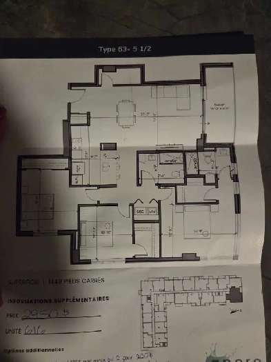 condo à louer