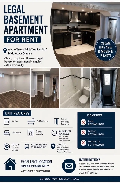 basement room rent