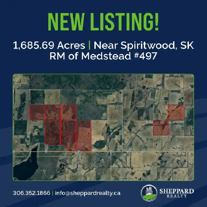 1,685.69 Acres | R.M. of Medstead #497 | Near Spiritwood, SK