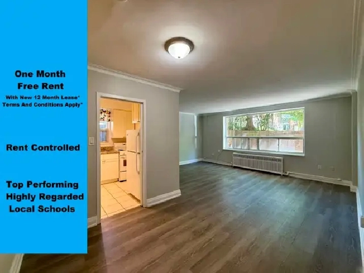 One bedroom apartment rental on Bayview south of Davisville