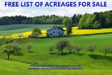 Get Acreages In YOUR Criteria Sent To You When They're Listed!