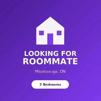 looking for roommate - mississauga
