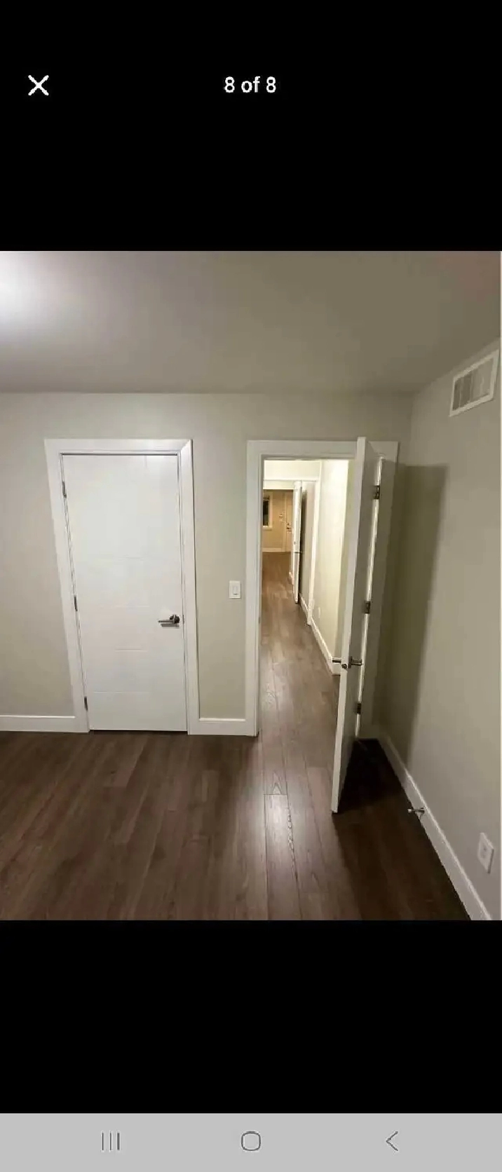 2 bedroom 1 washroom rental