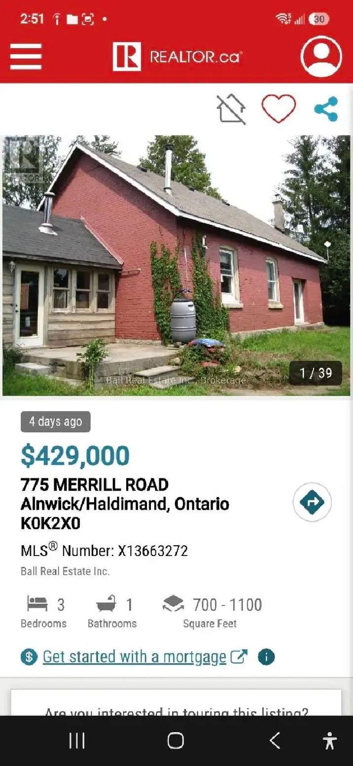 1890's One Room Brick Schoolhouse, Roseneath ON