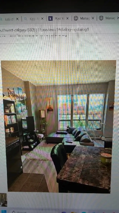 One Bedroom condo in beltline Calgary for rent- utilities includ