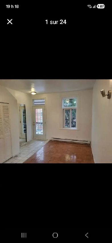 Beau 2 1/2 à louer,Verdun, à 5m du Métro De L'église, 995$/mois