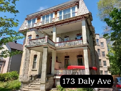 3 Bedroom Sandy Hill Apartment for Rent (173 Daly Ave)
