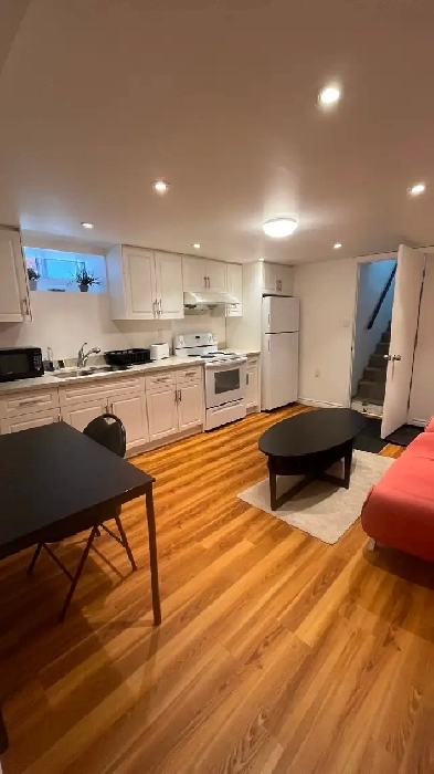 2B/2b renovated basement Apt downtown Toronto all included