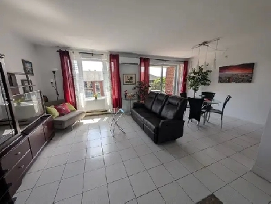 4 1/2 meublé, style condo, secteur Lebourgneuf, air climatisé