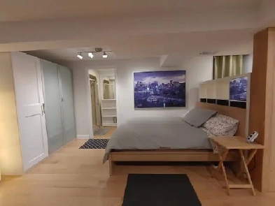 Studio moderne tout meublé, Cité de la santé Laval, tout inclus