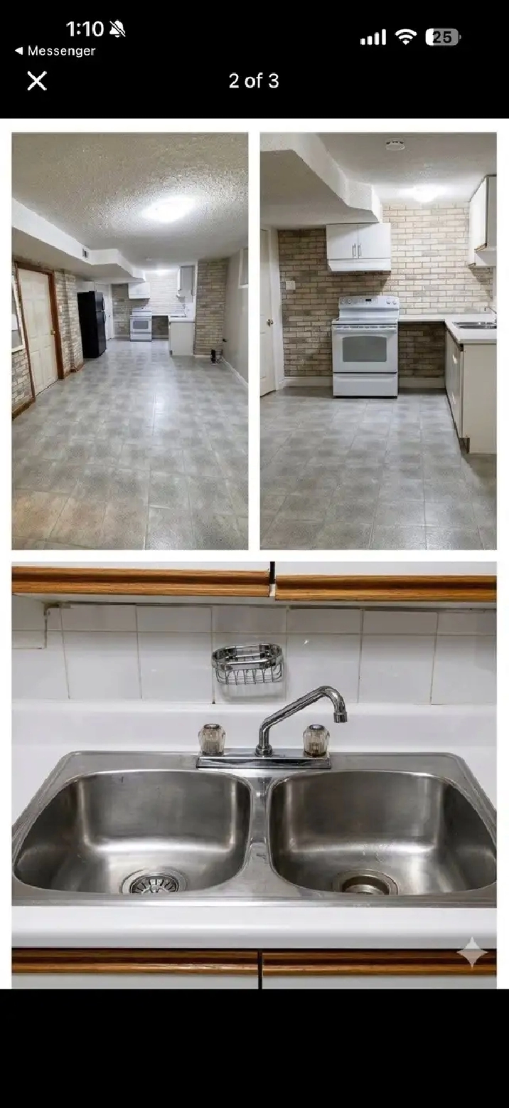 1 Bedroom 1 Bath Bright  Basement Apartment - Prime Oakville