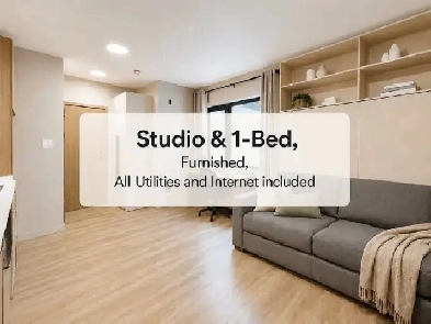 All inclusive studios and 1-bedroom close to Algonquin College