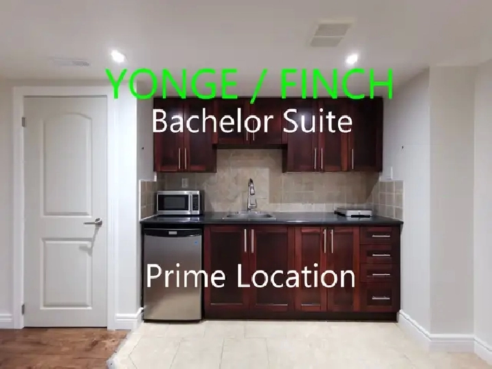 YONGE / FINCH –Prime Location BSMT Bachelor Own Kitchen & Bath