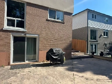 Furnished Walkout Basement $1,500 All-Inclusive in Etobicoke