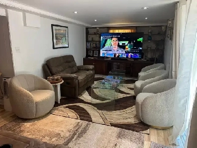 Furnished Walkout Basement $1,500 All-Inclusive in Etobicoke