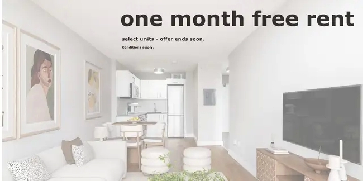 Renovated large one bedroom, Bayview and Eglinton - ID 4680