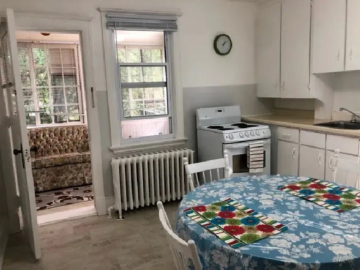 Fully Furnished Bachelor Apt and Sunporch for Rent
