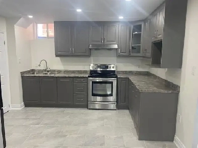 Modern Basement Apartment for Rent - room available