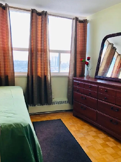 1  ROOM for RENT -(2 Bedrm Apt)- Finch W - BRIGHT N COZY ROOM