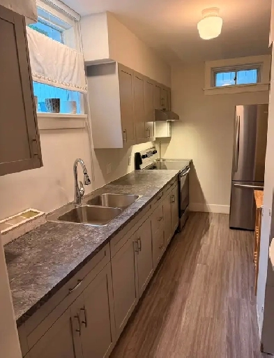 Southside furnished one bedroom basement suite.