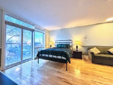 Modern Studio Condo! Furniture, Appliance, WiFi All Included!