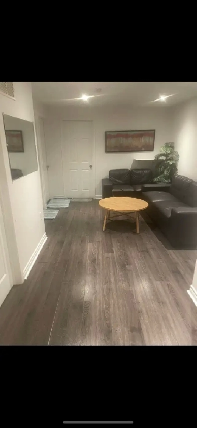2 bedrooms basement for rent near Humber College