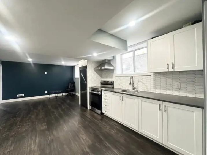 1 BEDROOM   DEN BASEMENT APARTMENT FOR RENT