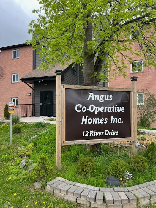2 bedroom lower level apt at Angus Co-operative Homes