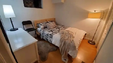 Furnished 1 bed basement near Toronto and Mississauga transit