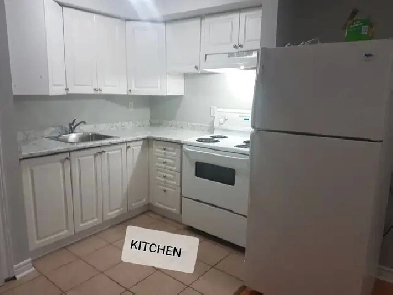 ONE BEDROOM BASEMENT APRT. FOR RENT MAVIS /HWY 401 MISSISSAUGA