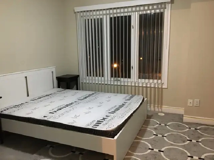 LARGE FURNISHED MASTER BEDROOM WITH PRIVATE ENSUITE WASHROOM