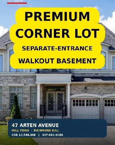 47 Arten Avenue Richmond Hill