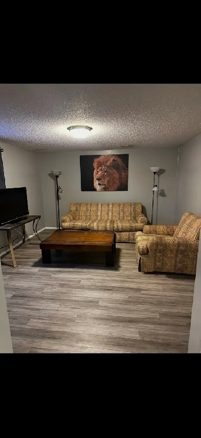 Fully furnished 2 bedroom half duplex for rent (utilities incl)