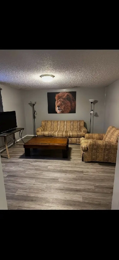 Fully furnished 2 bedroom half duplex for rent (utilities incl)