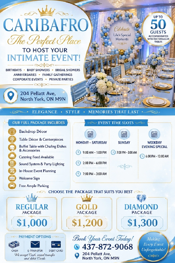 Party Hall rental