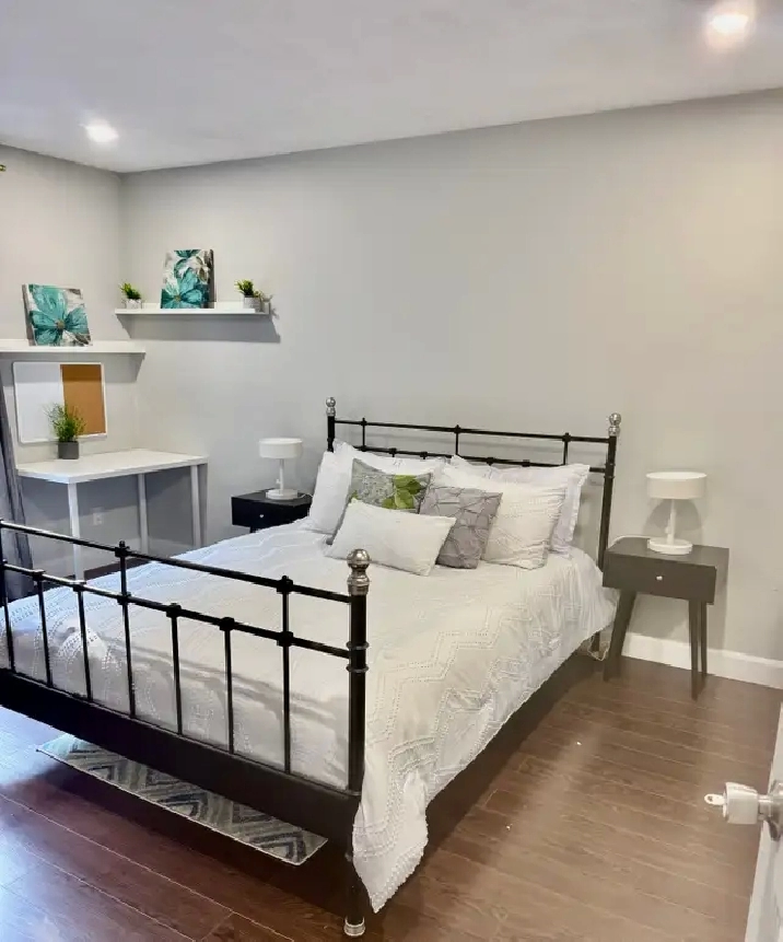 Beautiful furnished master bedroom