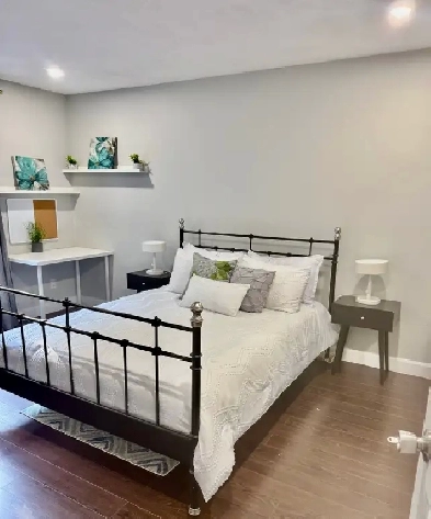 Beautiful furnished master bedroom
