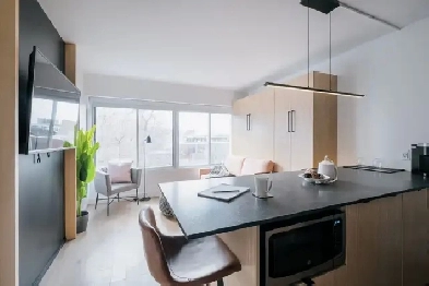 Loft studio entièrement meublé à louer Saint-Jean-Baptiste août