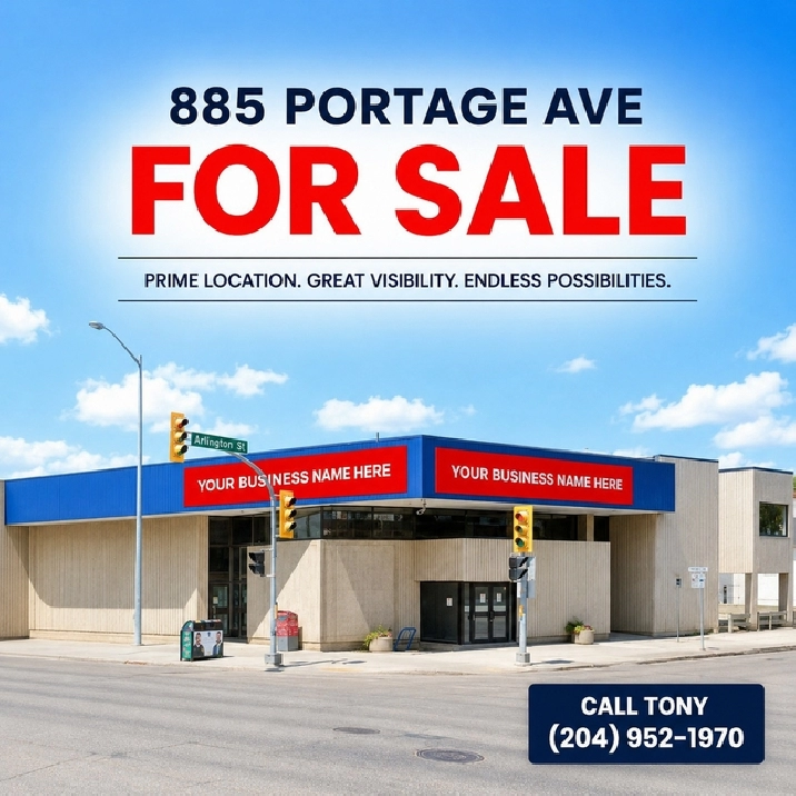Building for Sale 885 Portage Ave | Medical, Professional Space