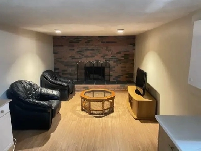 Bright & clean furnished basement private BR for rent in NW