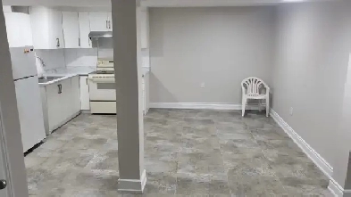 Room in a basement for rent