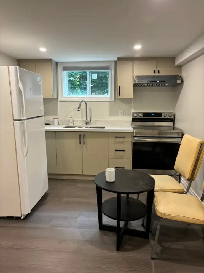 1 Bedroom, 1 washroom Basement Furnished Apartment: