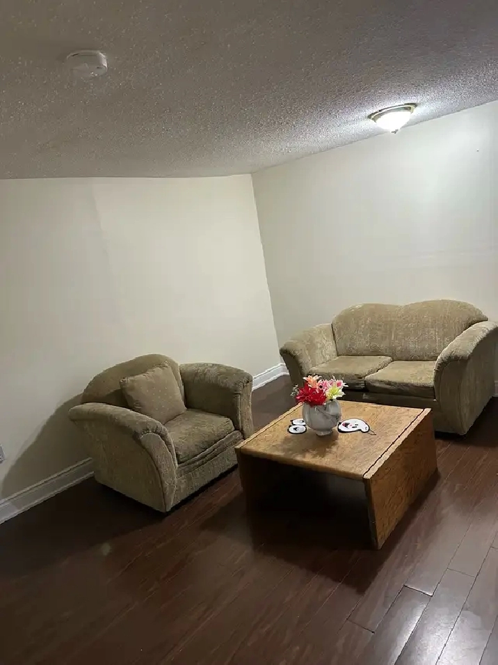 two bedroom walkout basement available