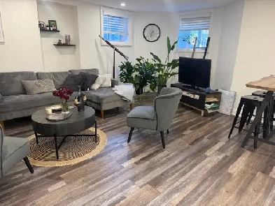 Legal 1 Bedroom Basement Apartment