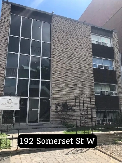 Centretown Basement Bachelor/Studio for Rent (192 Somerset St W)