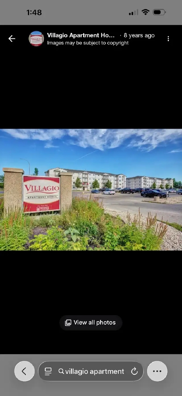 Apartment for sublease