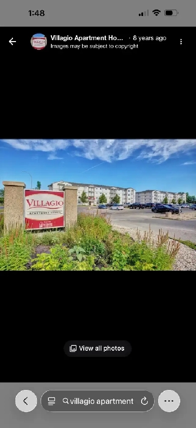 Apartment for sublease