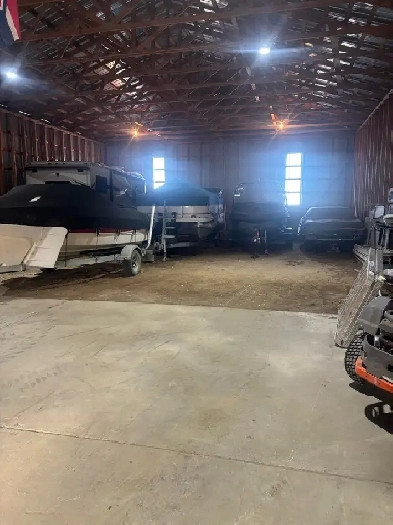 indoor boat storage