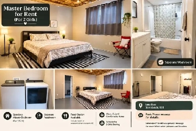 1 private room and 1 sharing masterbed for RENT
