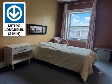 Chambre _ MÉTRO Longueuil Université de Sherbrooke